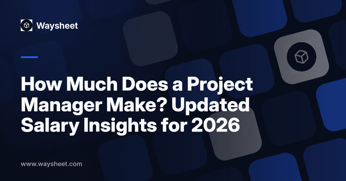 A visual breakdown of project manager salary ranges across industries and regions in 2026